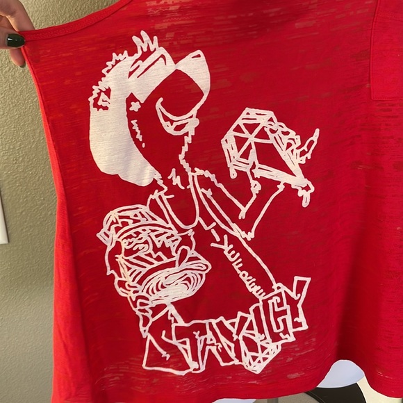 Soho diamonds racer back pocket relax fit tank top - Picture 2 of 6